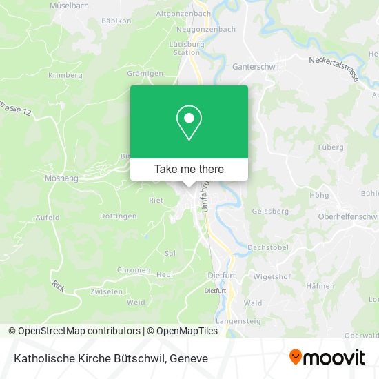 Katholische Kirche Bütschwil map