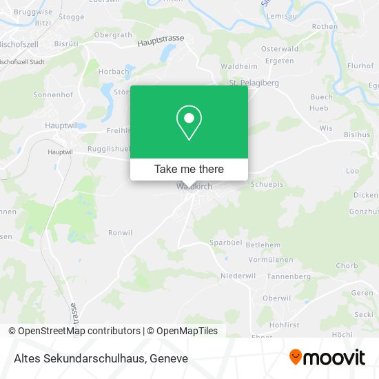 Altes Sekundarschulhaus map