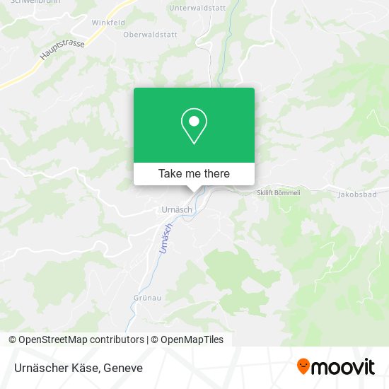 Urnäscher Käse map