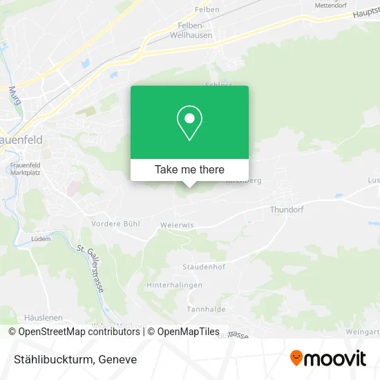 Stählibuckturm map