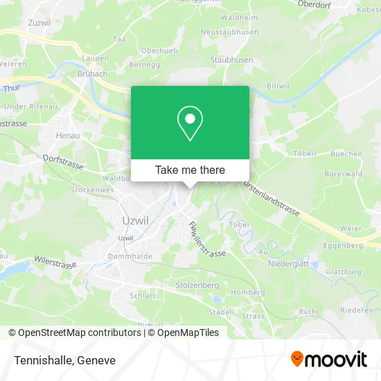 Tennishalle map