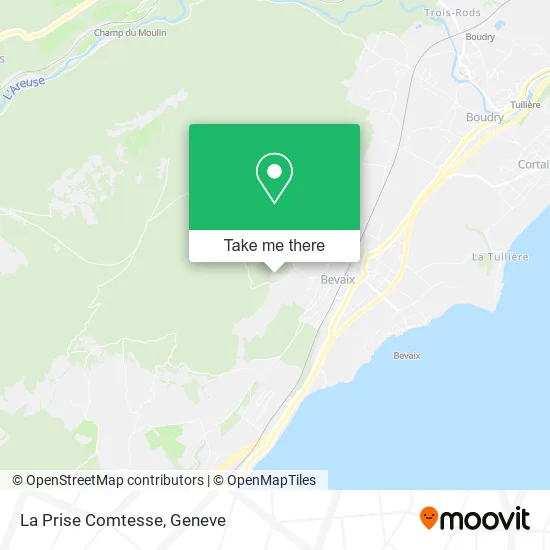 La Prise Comtesse map