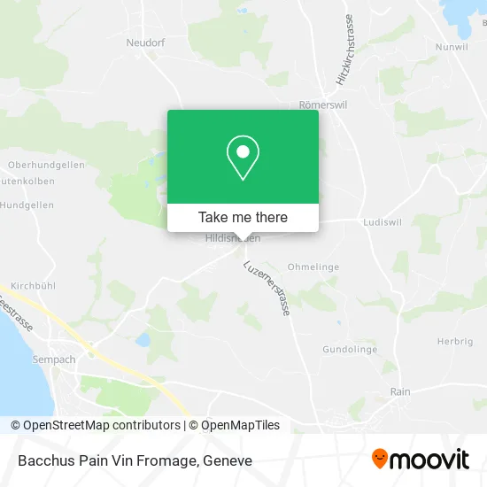 Bacchus Pain Vin Fromage map