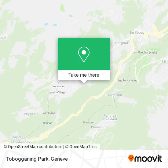 Tobogganing Park map