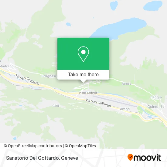 Sanatorio Del Gottardo map