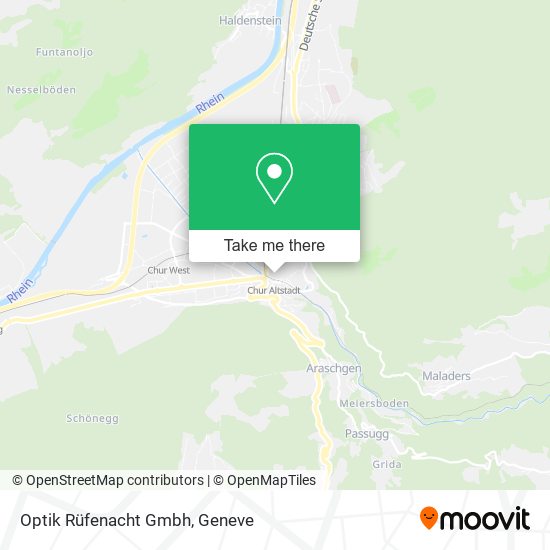 Optik Rüfenacht Gmbh map
