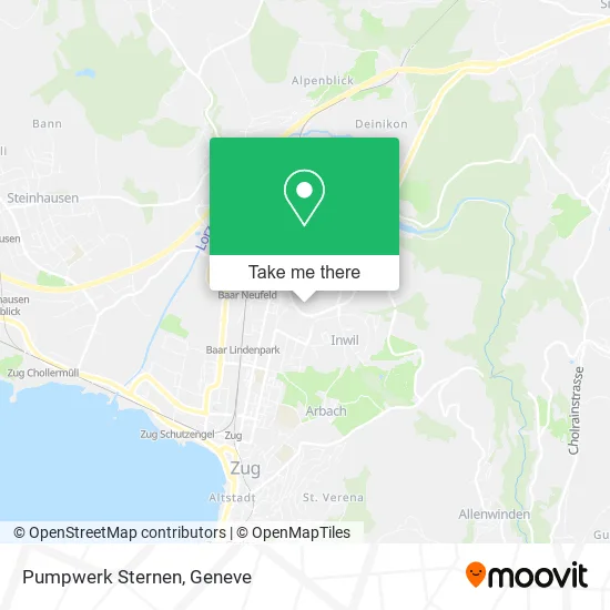 Pumpwerk Sternen map