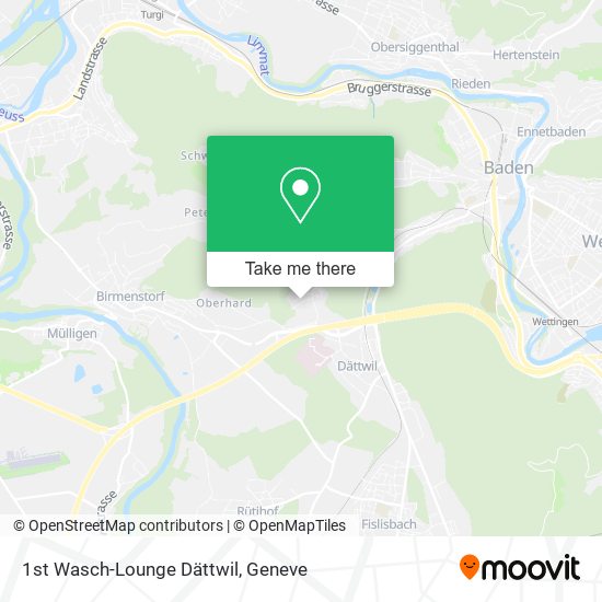 1st Wasch-Lounge Dättwil map