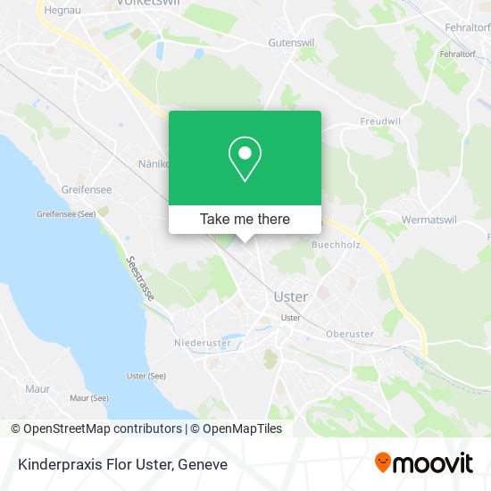Kinderpraxis Flor Uster map