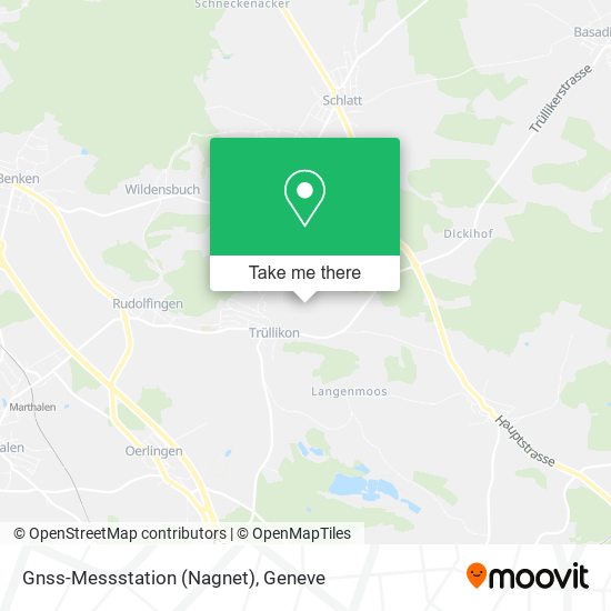Gnss-Messstation (Nagnet) map