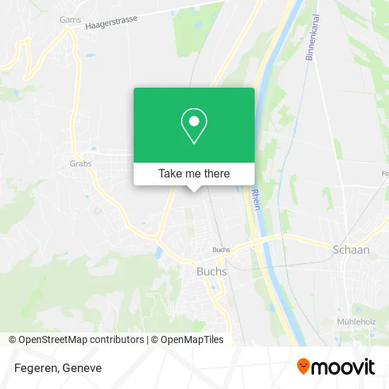 Fegeren map