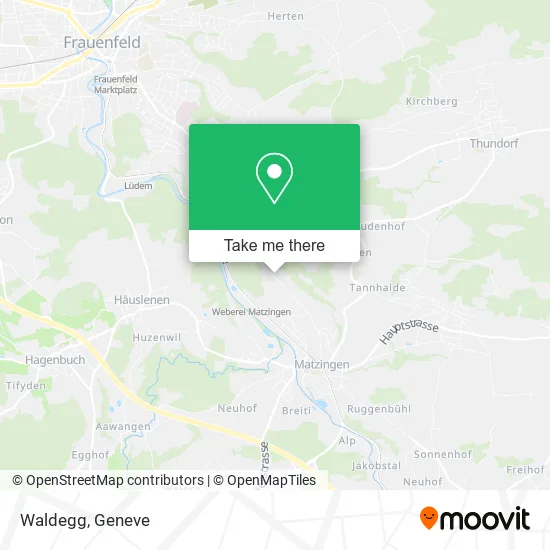 Waldegg map