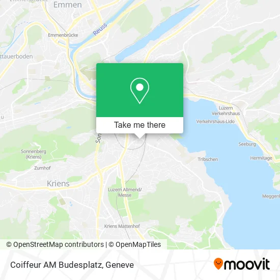 Coiffeur AM Budesplatz map