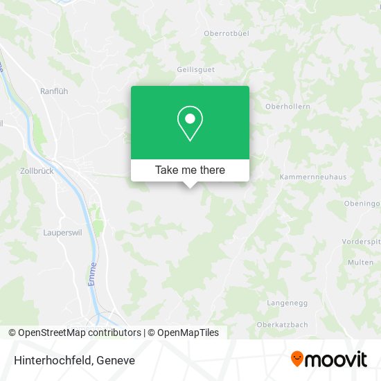 Hinterhochfeld map