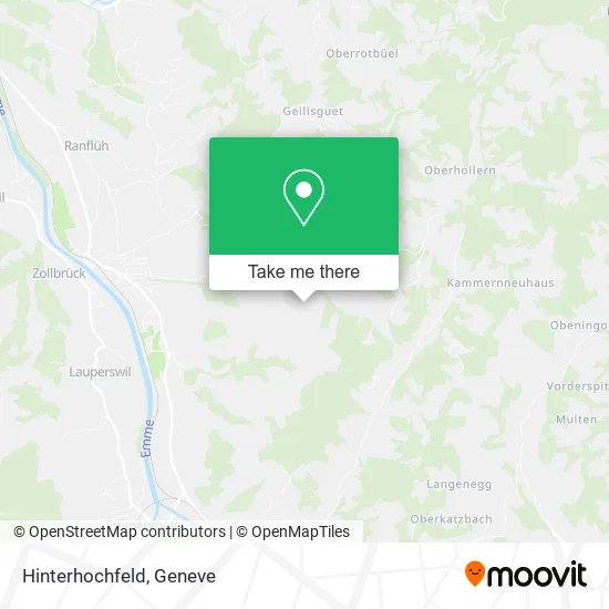 Hinterhochfeld map