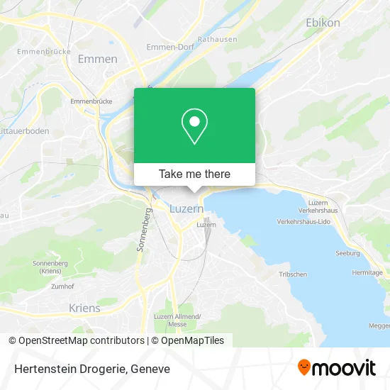 Hertenstein Drogerie map