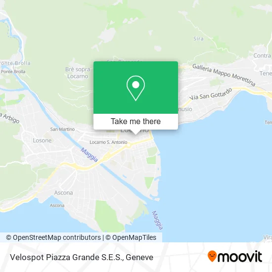 Velospot Piazza Grande S.E.S. map