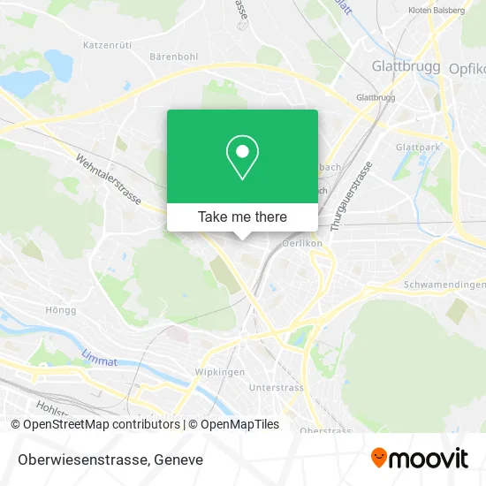 Oberwiesenstrasse map