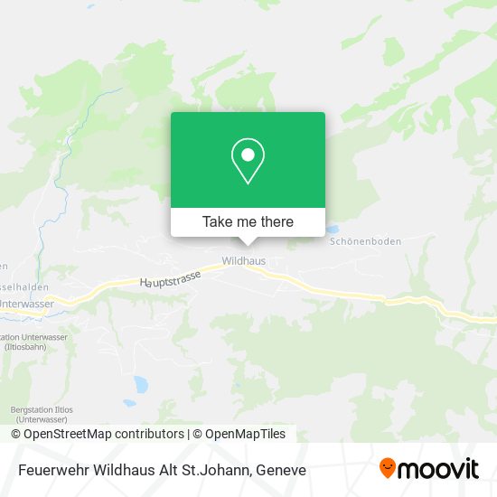 Feuerwehr Wildhaus Alt St.Johann map