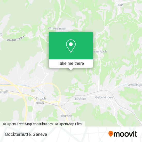 Böckterhütte map