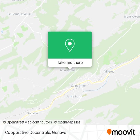Coopérative Décentrale map
