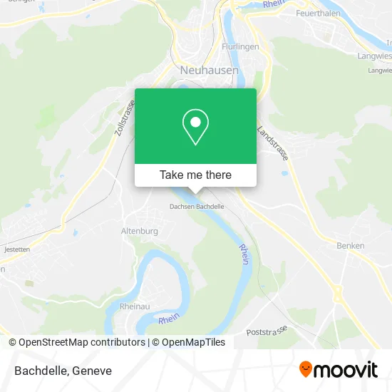 Bachdelle map