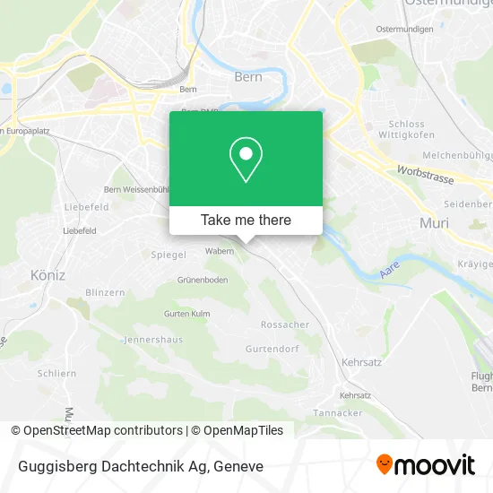 Guggisberg Dachtechnik Ag map