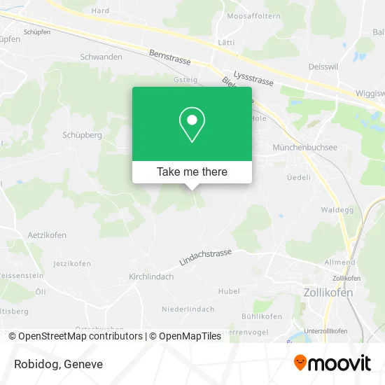 Robidog map