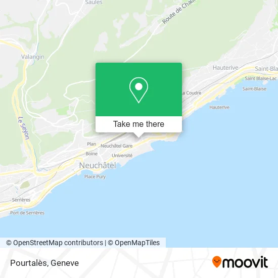 Pourtalès map