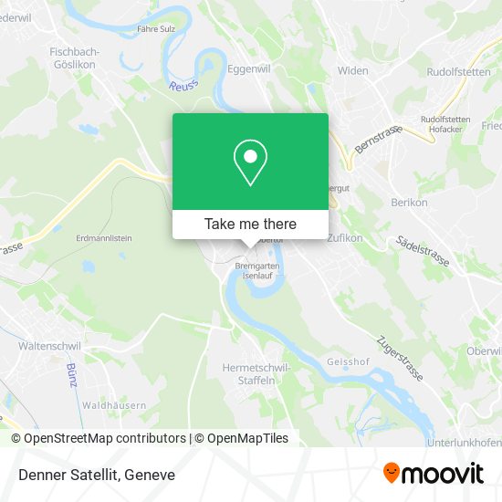 Denner Satellit map