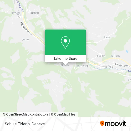 Schule Fideris map
