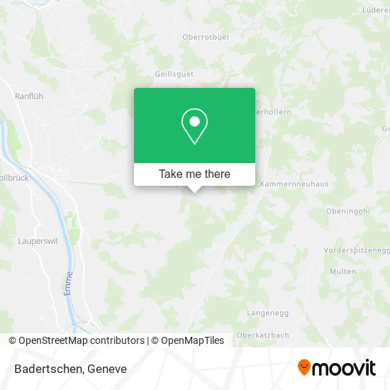 Badertschen map