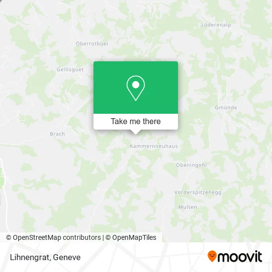 Lihnengrat map