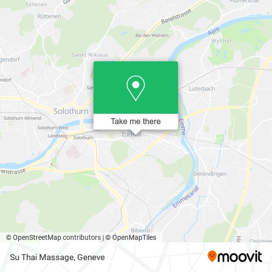 Su Thai Massage map