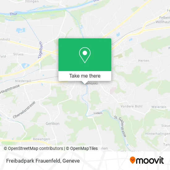 Freibadpark Frauenfeld map