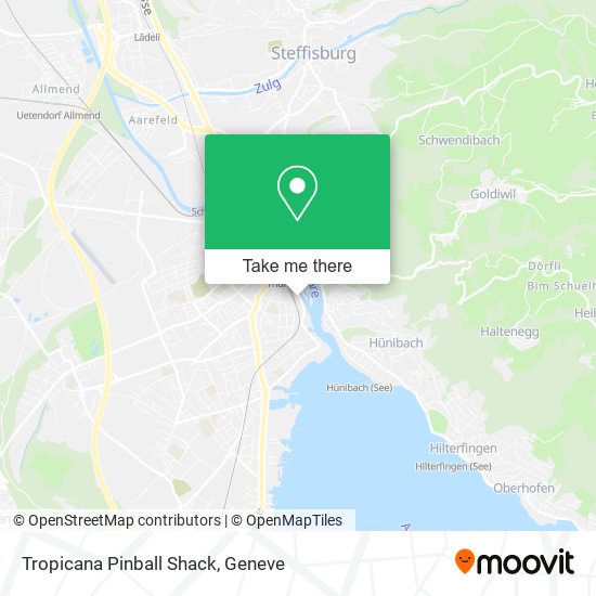 Tropicana Pinball Shack map