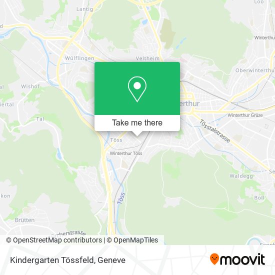 Kindergarten Tössfeld map