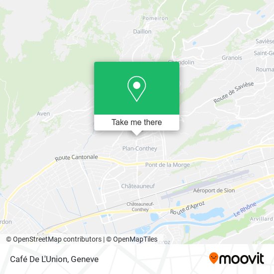 Café De L'Union map