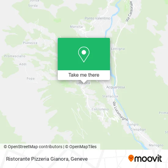 Ristorante Pizzeria Gianora map