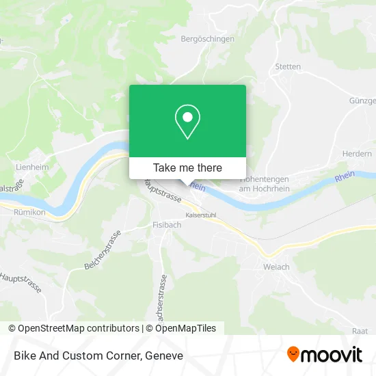 Bike And Custom Corner map