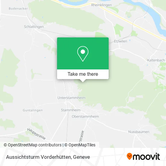 Aussichtsturm Vorderhütten map