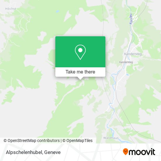 Alpschelenhubel Karte