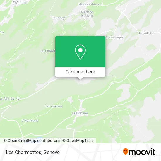 Les Charmottes map