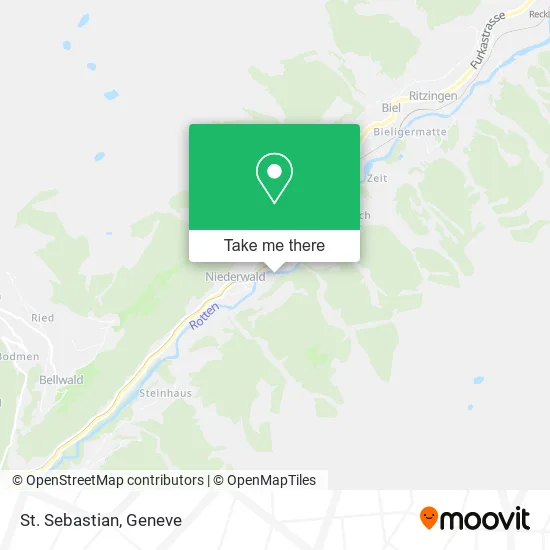 St. Sebastian map