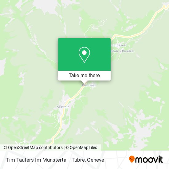 Tim Taufers Im Münstertal - Tubre plan