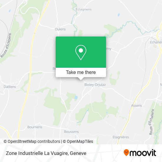 Zone Industrielle La Vuagire map