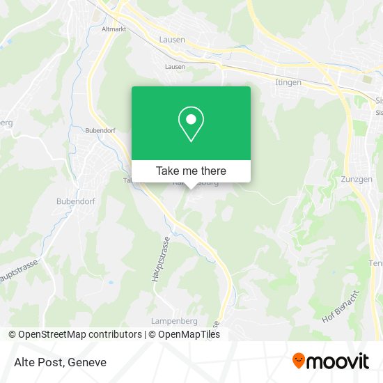 Alte Post map