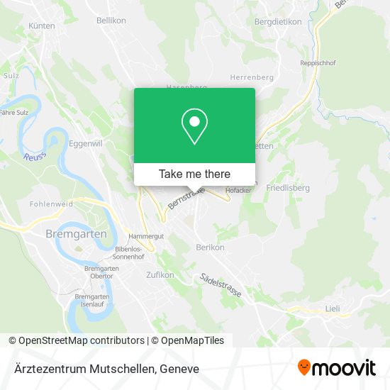 Ärztezentrum Mutschellen map