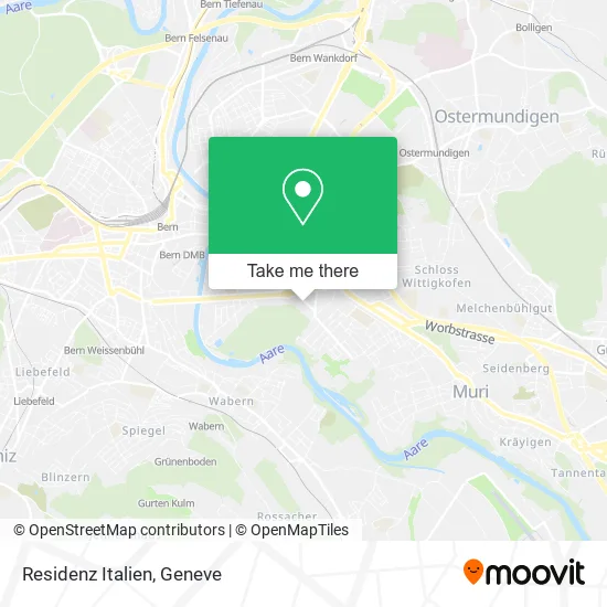 Residenz Italien map