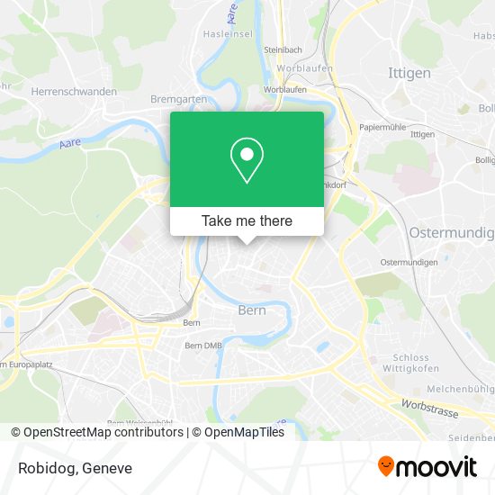 Robidog map